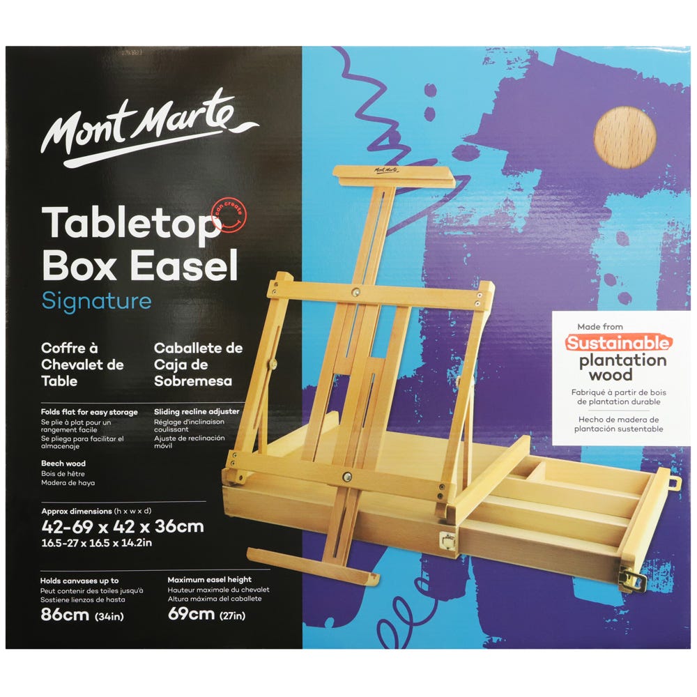 Tabletop Box Easel Signature Mont Marte