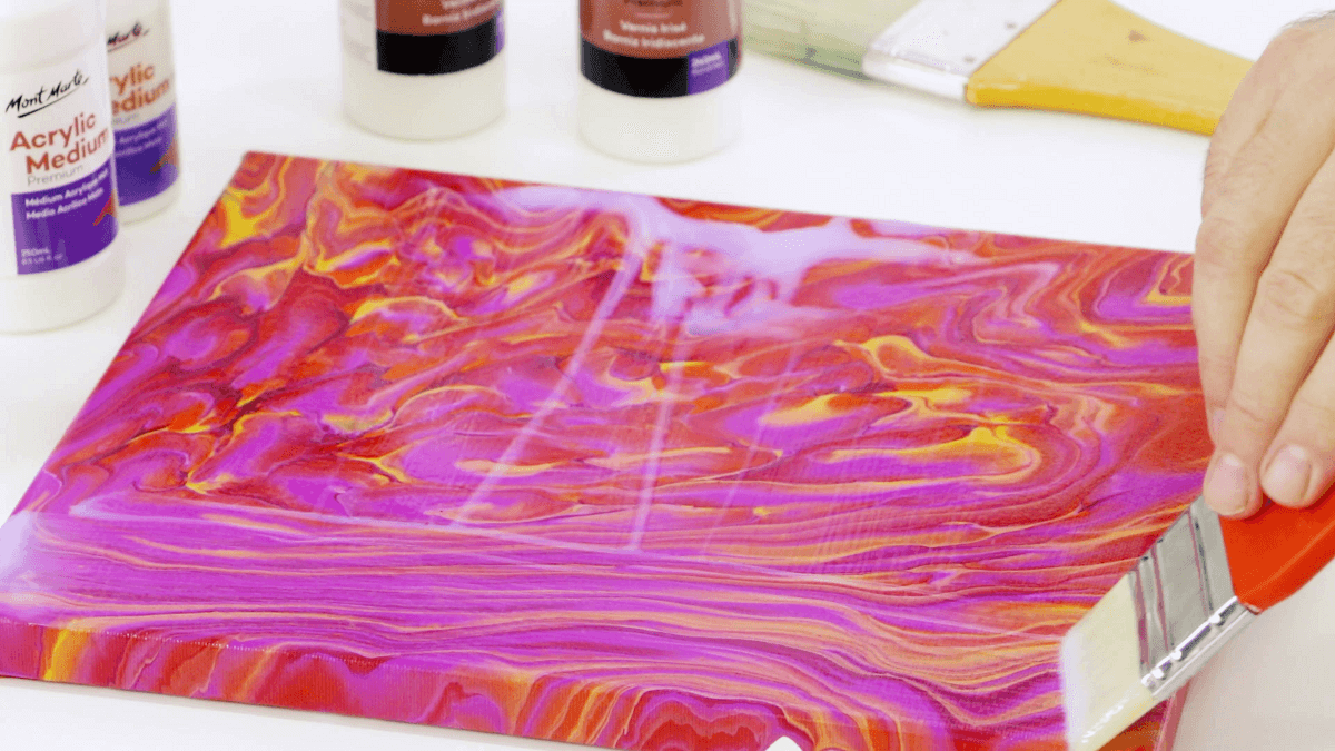 Gloss for acrylic 2025 paint on canvas