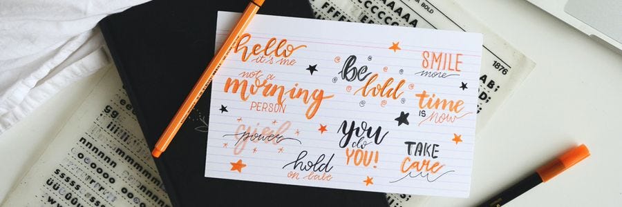 10 tips for hand lettering – Mont Marte Australia