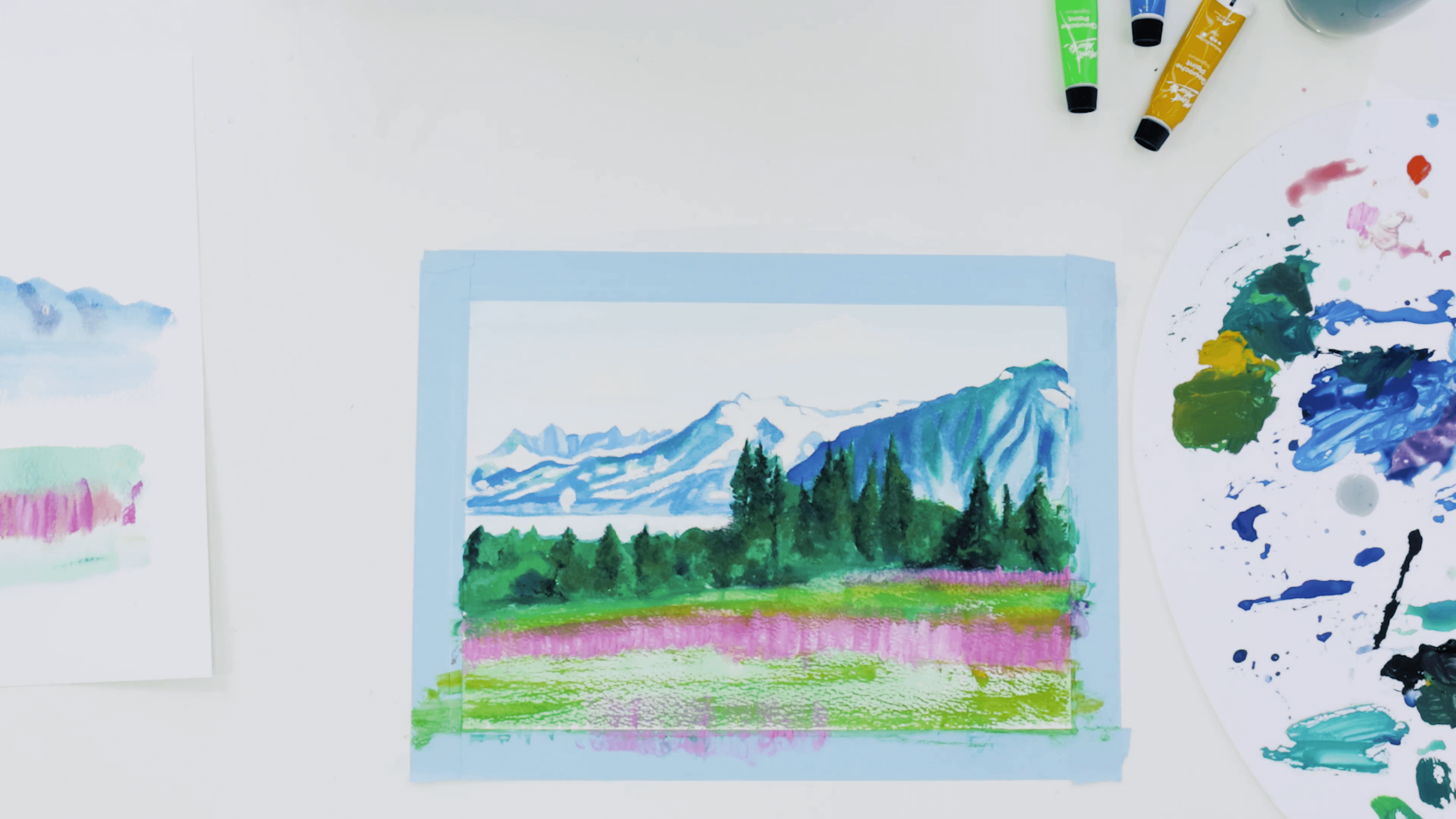 Gouache Pathways 10 gouache techniques – Mont Marte Australia