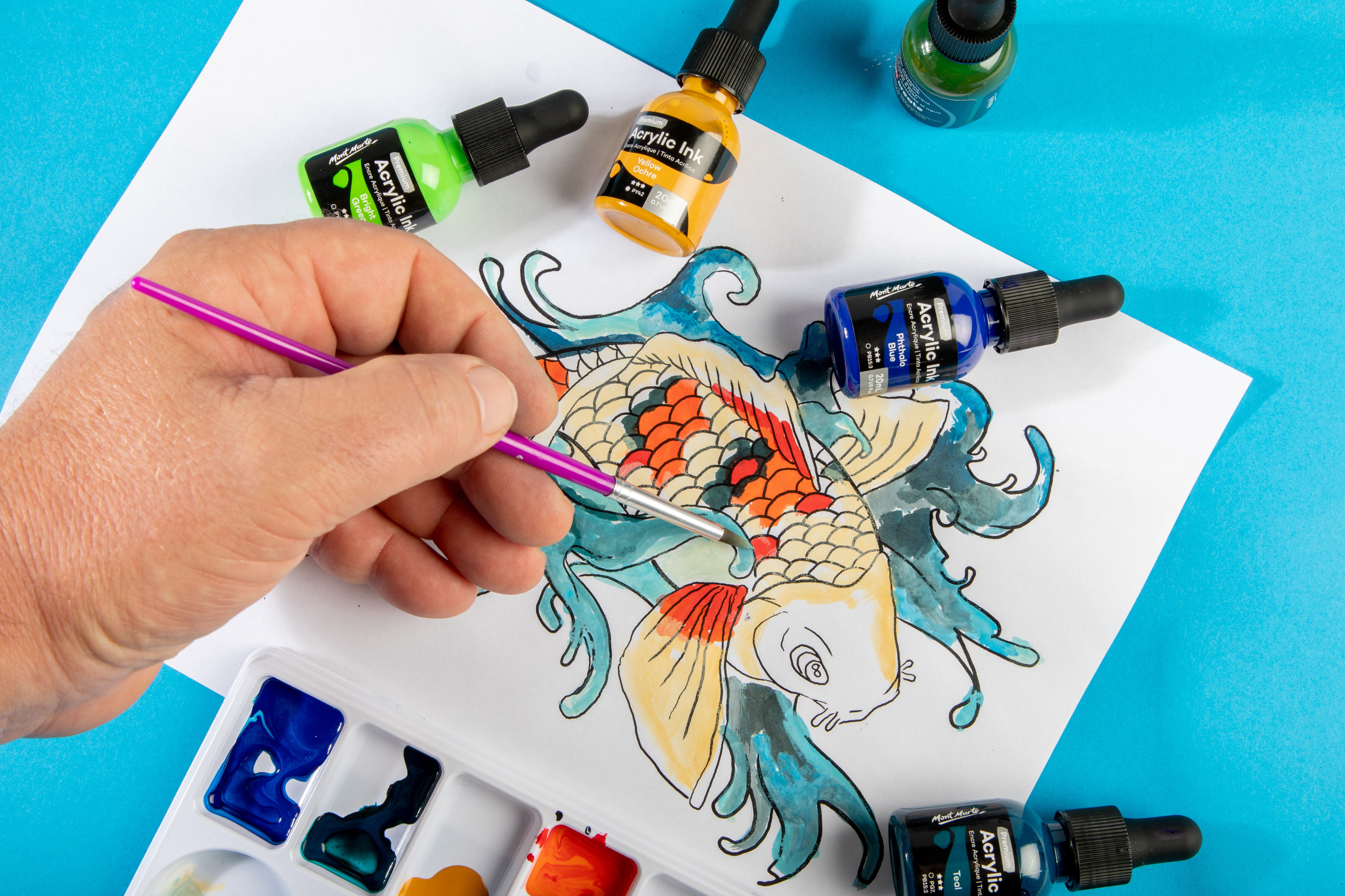 Using Ink Pen Guide to using pen and ink – Mont Marte Australia