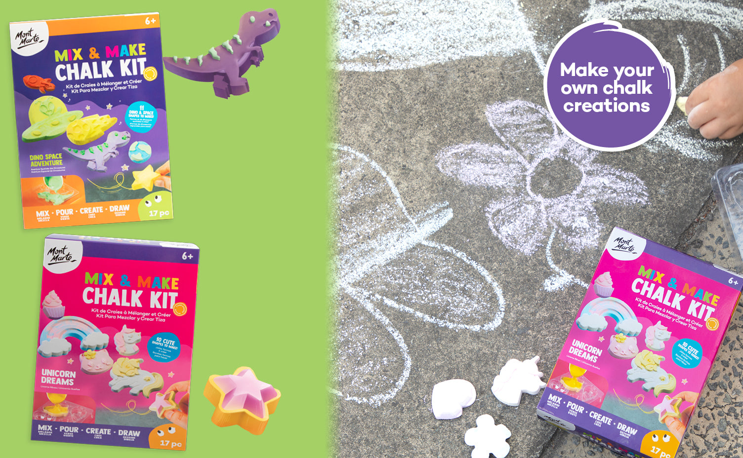 <p><strong>Mix & Make</strong><br/>Chalk Kits</p>