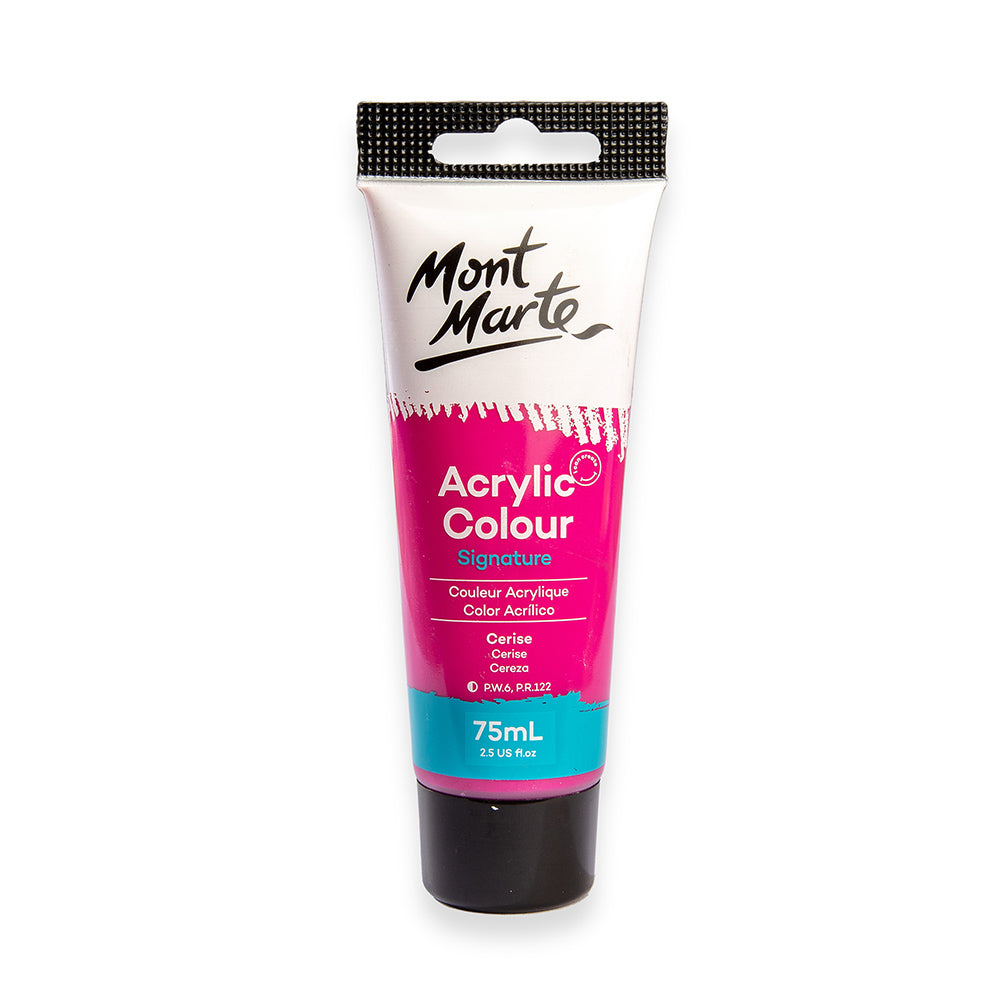 Akríl Málning 75 ml - Cerise - mynd 1