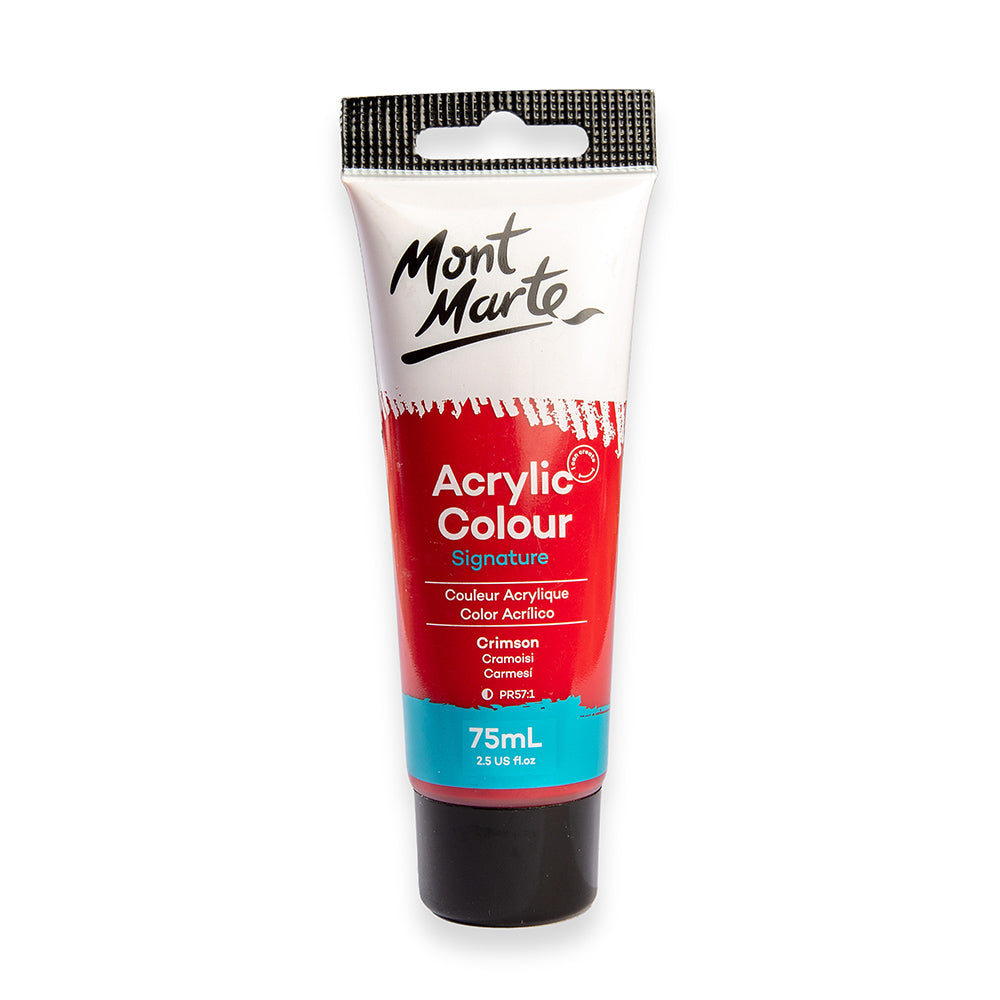 Akríl Málning 75 ml - Crimson - mynd 1
