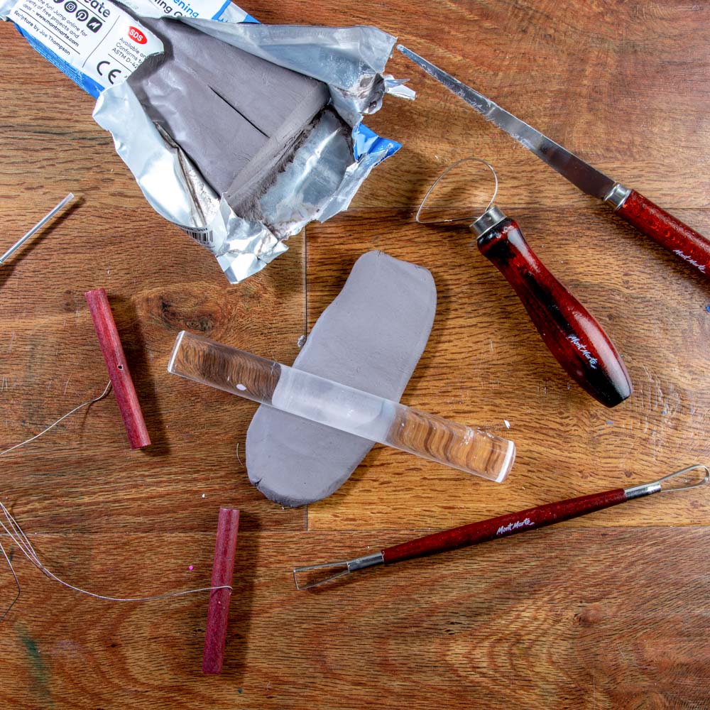 Air Hardening Modelling Clay Premium 500g (1.1lb) - Grey