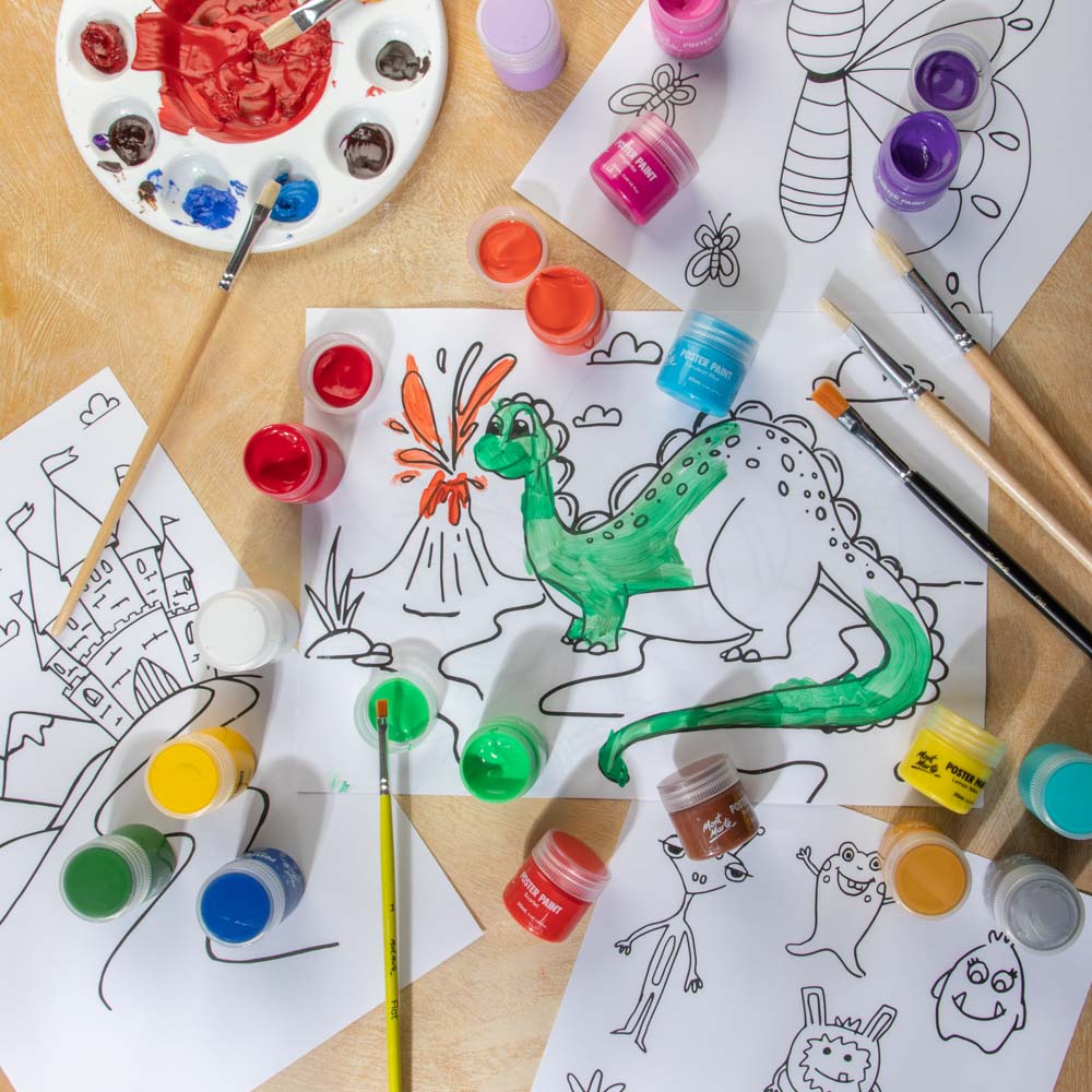 Poster Paints 24pc x 20ml (0.68 US fl.oz)