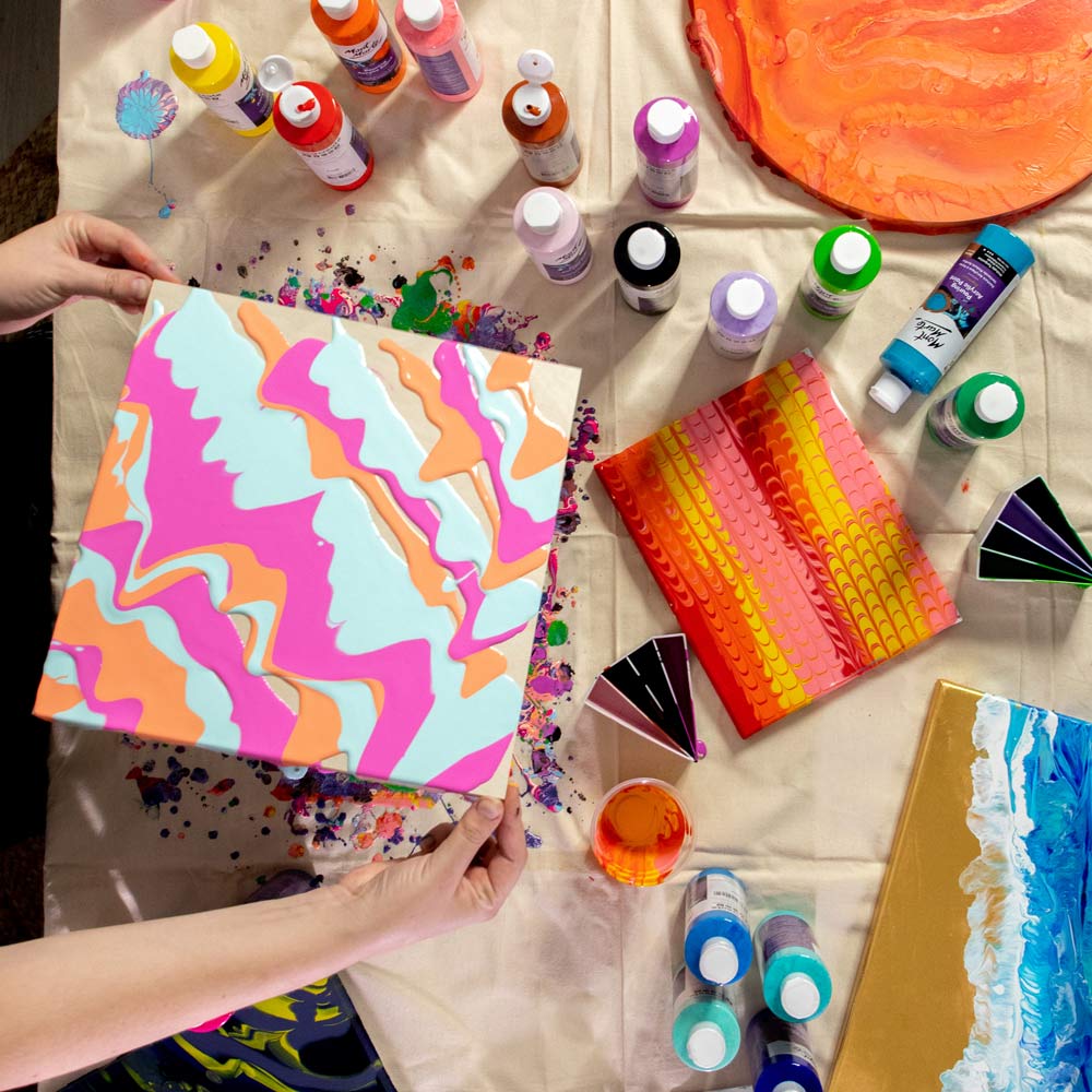 Pouring Acrylic Paint Premium 240ml (8.12 US fl.oz) - Light Aquamarine