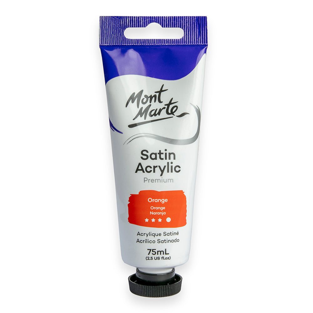 Satin Akrýl 75 ml - Orange