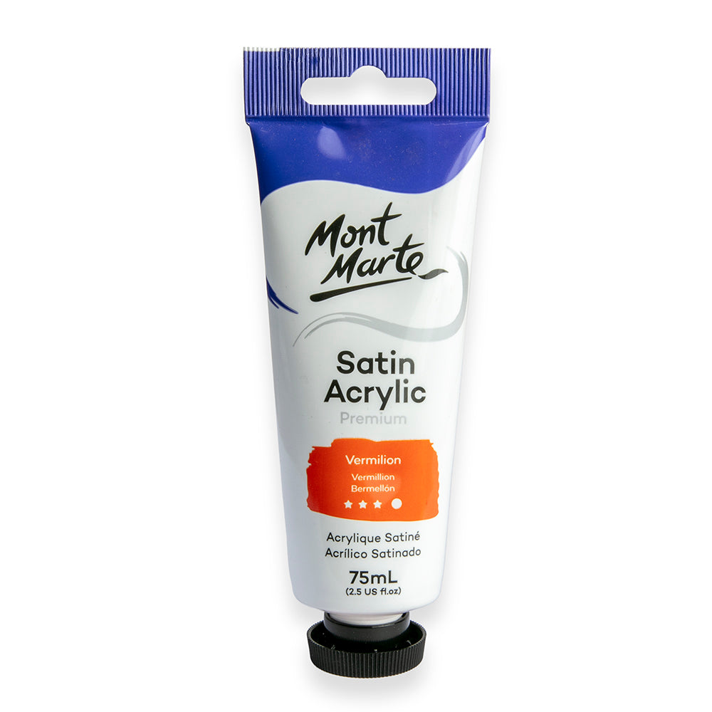 Satin Akrýl 75 ml - Vermilion