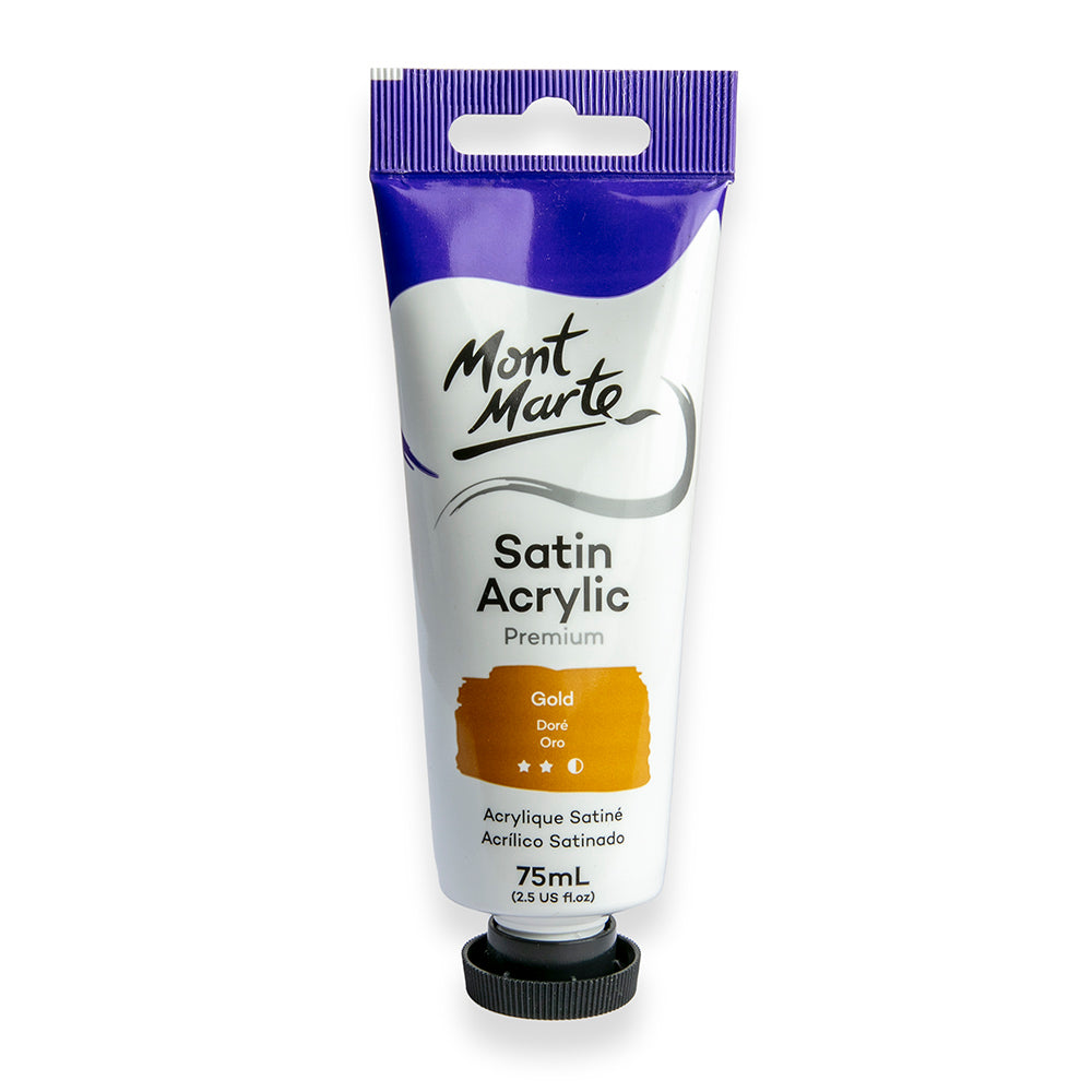 Satin Akrýl 75 ml - Gold