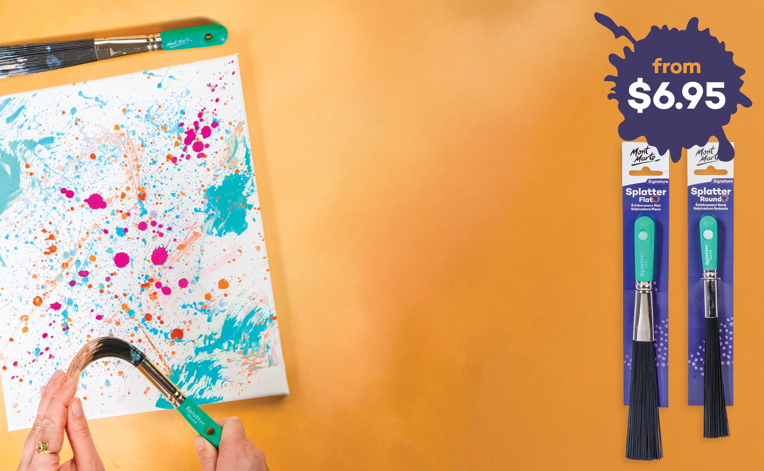 <p><strong>New</strong> Splatter <br/>Brushes</p>