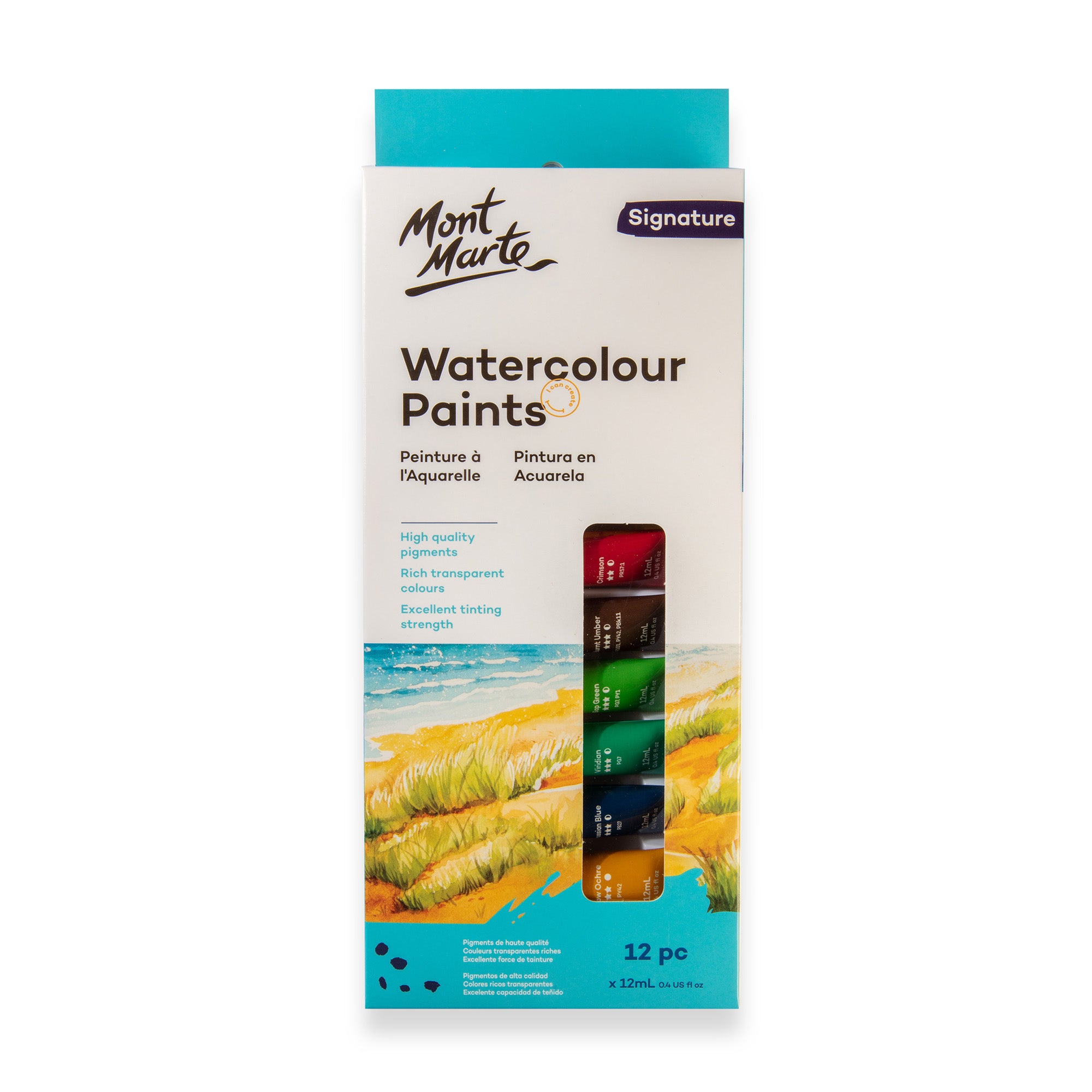 Watercolour Paint Set Signature 12pc x 12ml