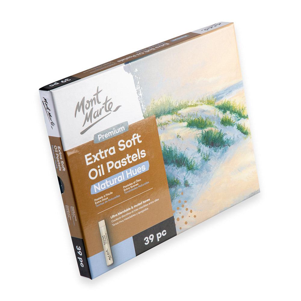 Extra Soft Oil Pastels Natural Hues Premium 39pc