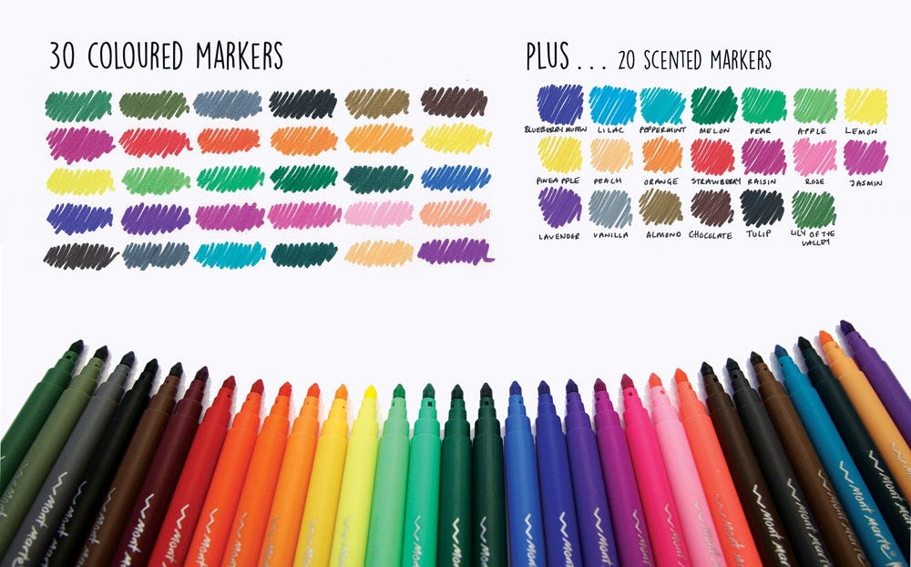Mammoth Markers Set 50pc