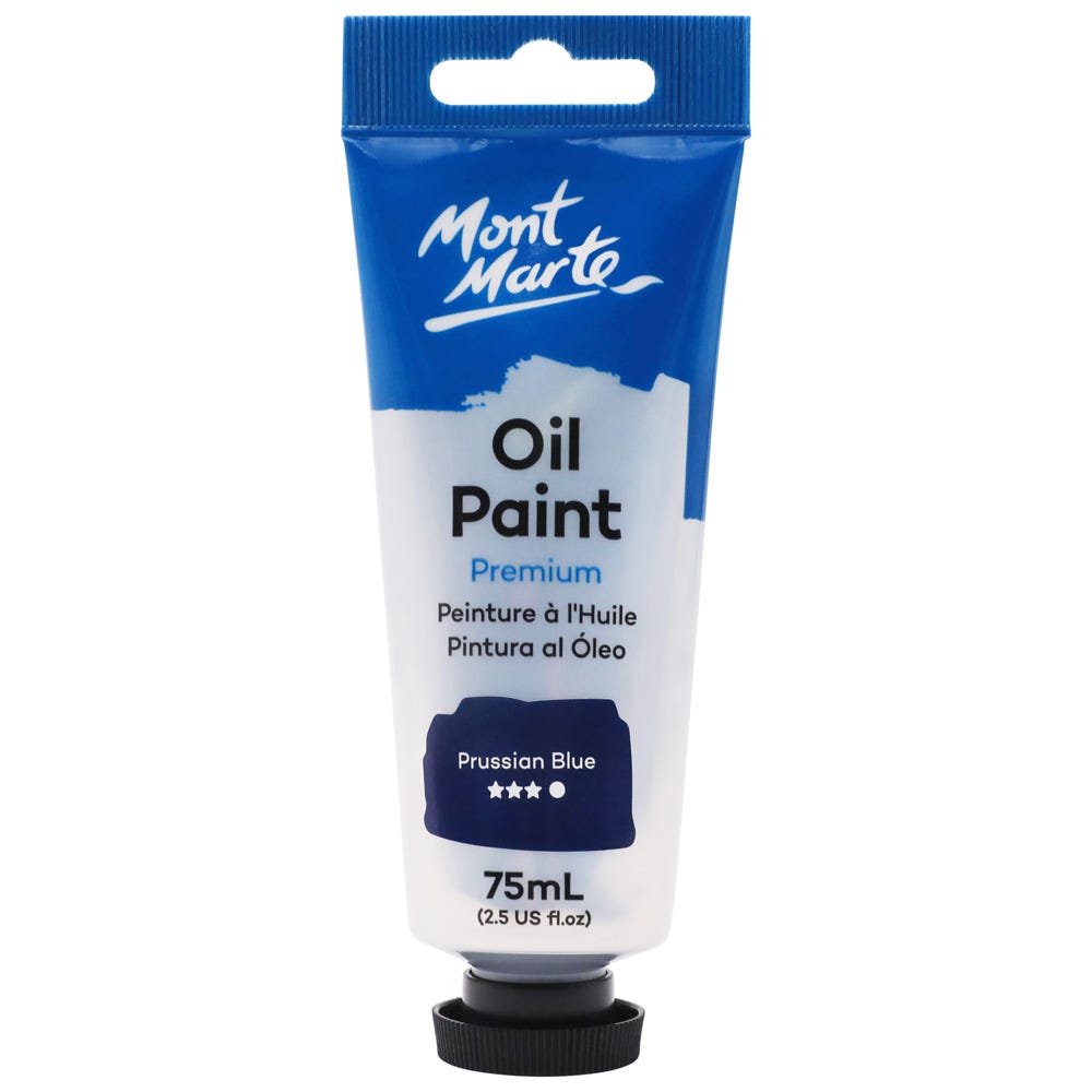 Oil Paint Premium 75ml (2.5 US fl.oz) Tube - Prussian Blue