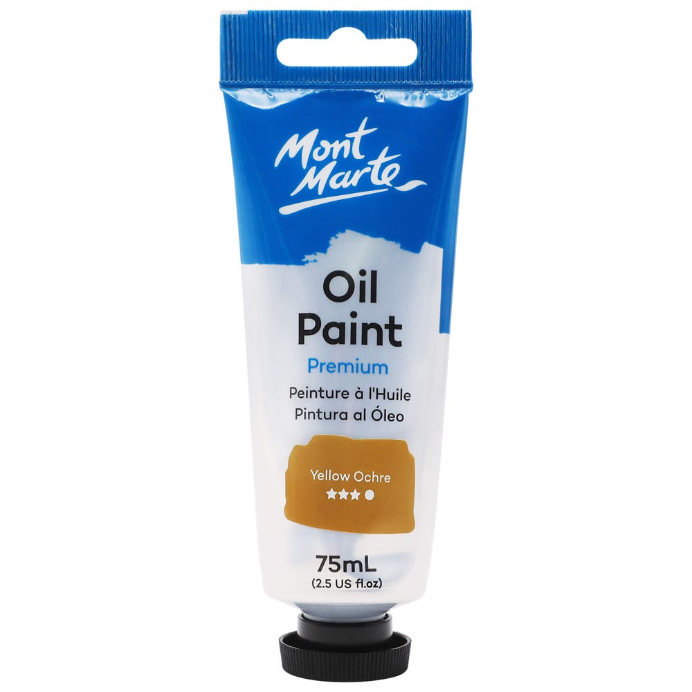 Oil Paint Premium 75ml (2.5 US fl.oz) Tube - Yellow Ochre