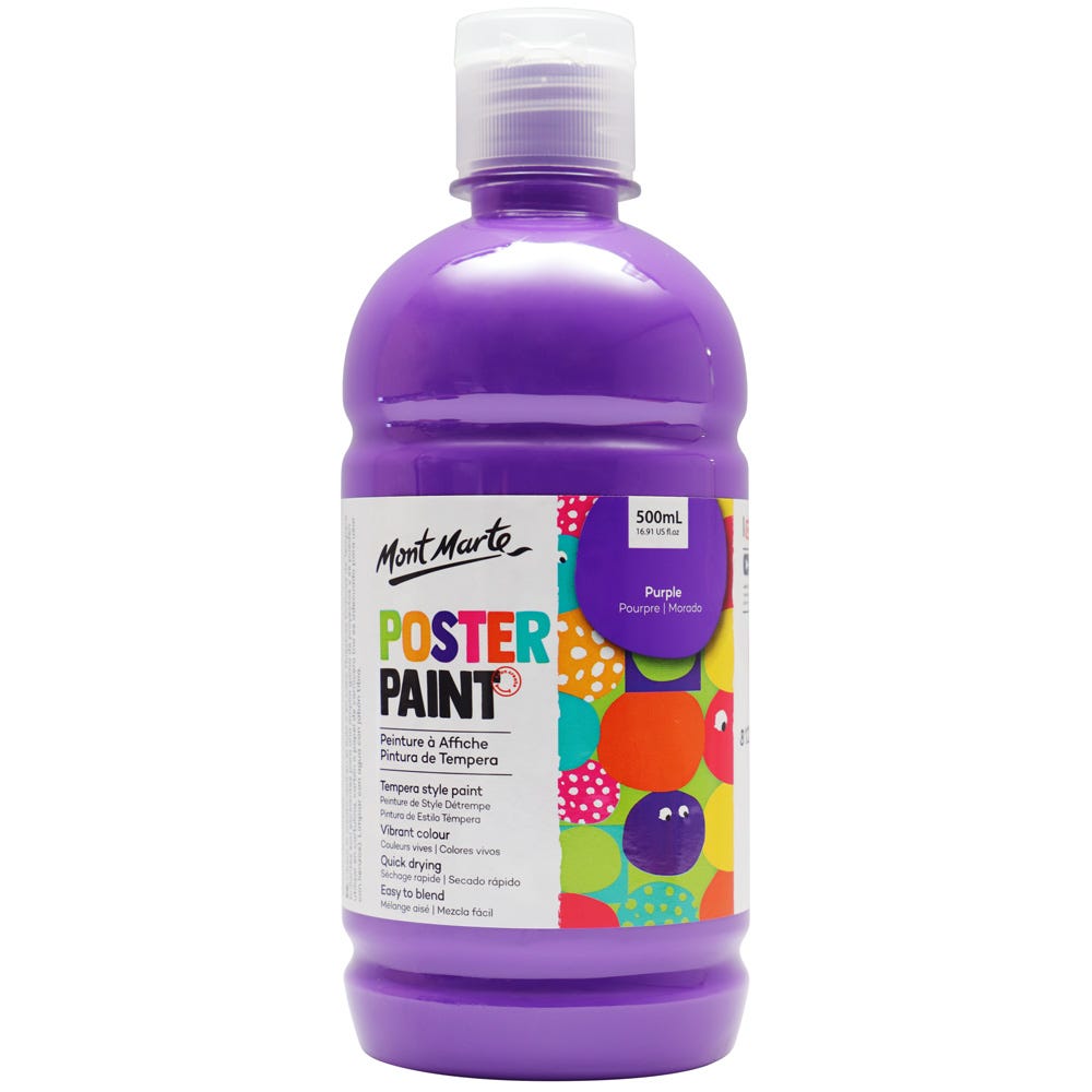Poster Paint 500ml (16.91 US fl.oz) - Purple