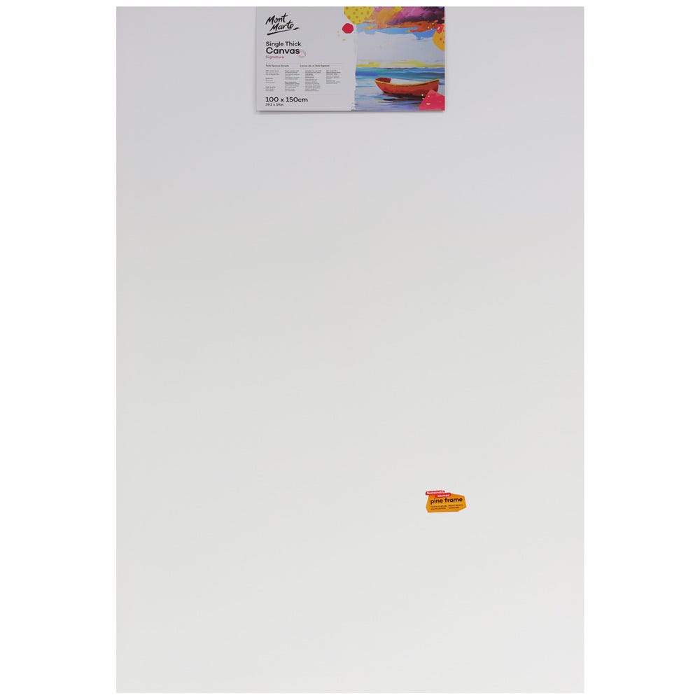 Single Thick Canvas Signature 100 x 150cm (39.9 x 59in)