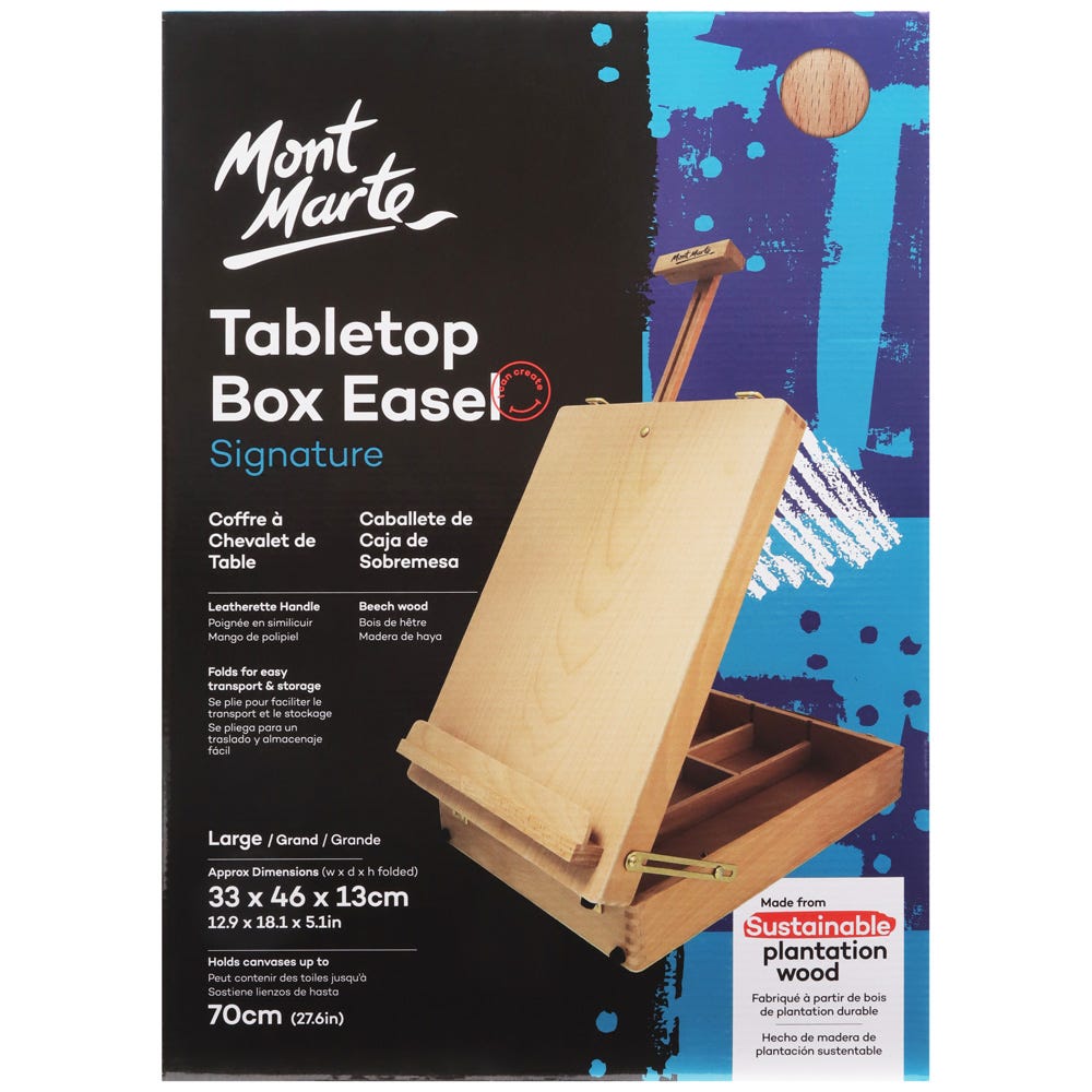 Tabletop Box Easel Signature Large Mont Marte